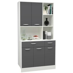 Буфет Haaus Hugo 188x100 cm (Anthracite/White) Thumb