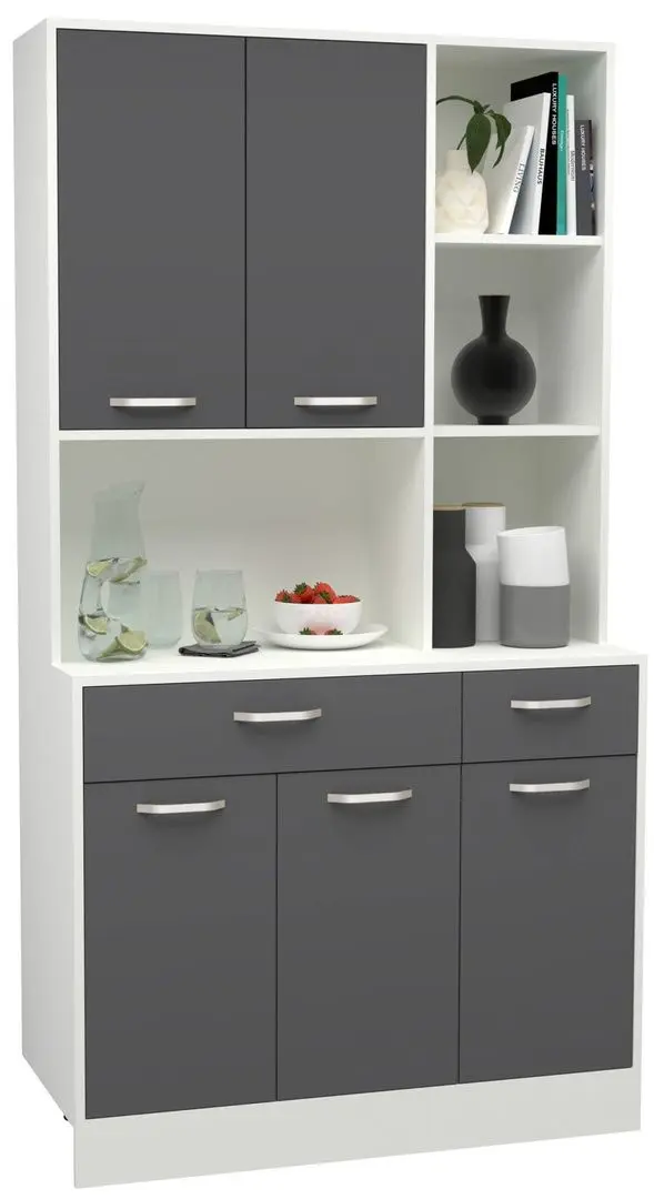 Буфет Haaus Hugo 188x100 cm (Anthracite/White)