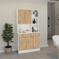 Bufet Haaus Hugo 188x100 cm (Artisan Oak/White)