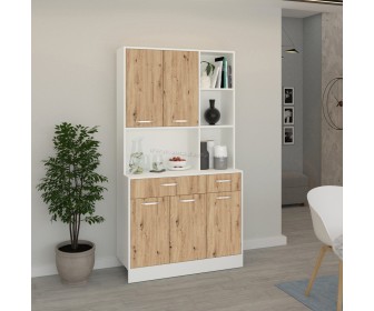 Bufet Haaus Hugo 188x100 cm (Artisan Oak/White)