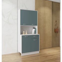 Bufet Haaus Oma 188x44 cm (Petrol/White)