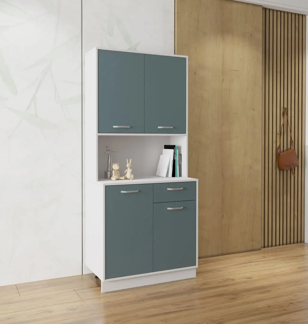 Bufet Haaus Oma 188x44 cm (Petrol/White)