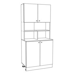 Сервант Haaus Opa (White) Thumb