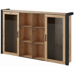 Модульный сервант Helvetia Aktiv 24TWLK76 (Black Matt/Taurus Oak) Thumb