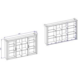 Модульный сервант Helvetia Aktiv 24TWLK76 (Black Matt/Taurus Oak) Thumb
