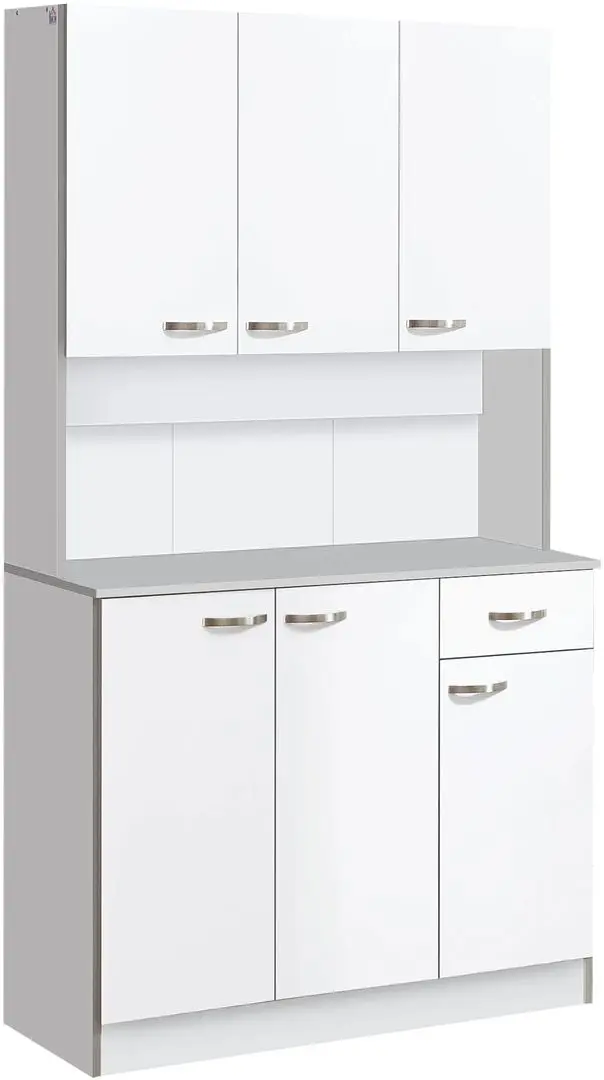 Bufet Homcom 801-026 101x39x180 cm (White) - 2
