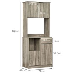 Bufet Homcom 801-098V01 71x41x178 (Grey) Thumb