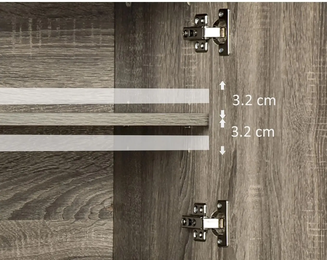 Bufet Homcom 801-098V01 71x41x178 (Grey)