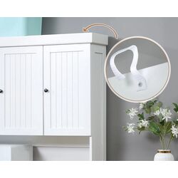 Буфет Homcom 835-112V83WT 39x101x180 cm (White/Oak) Thumb