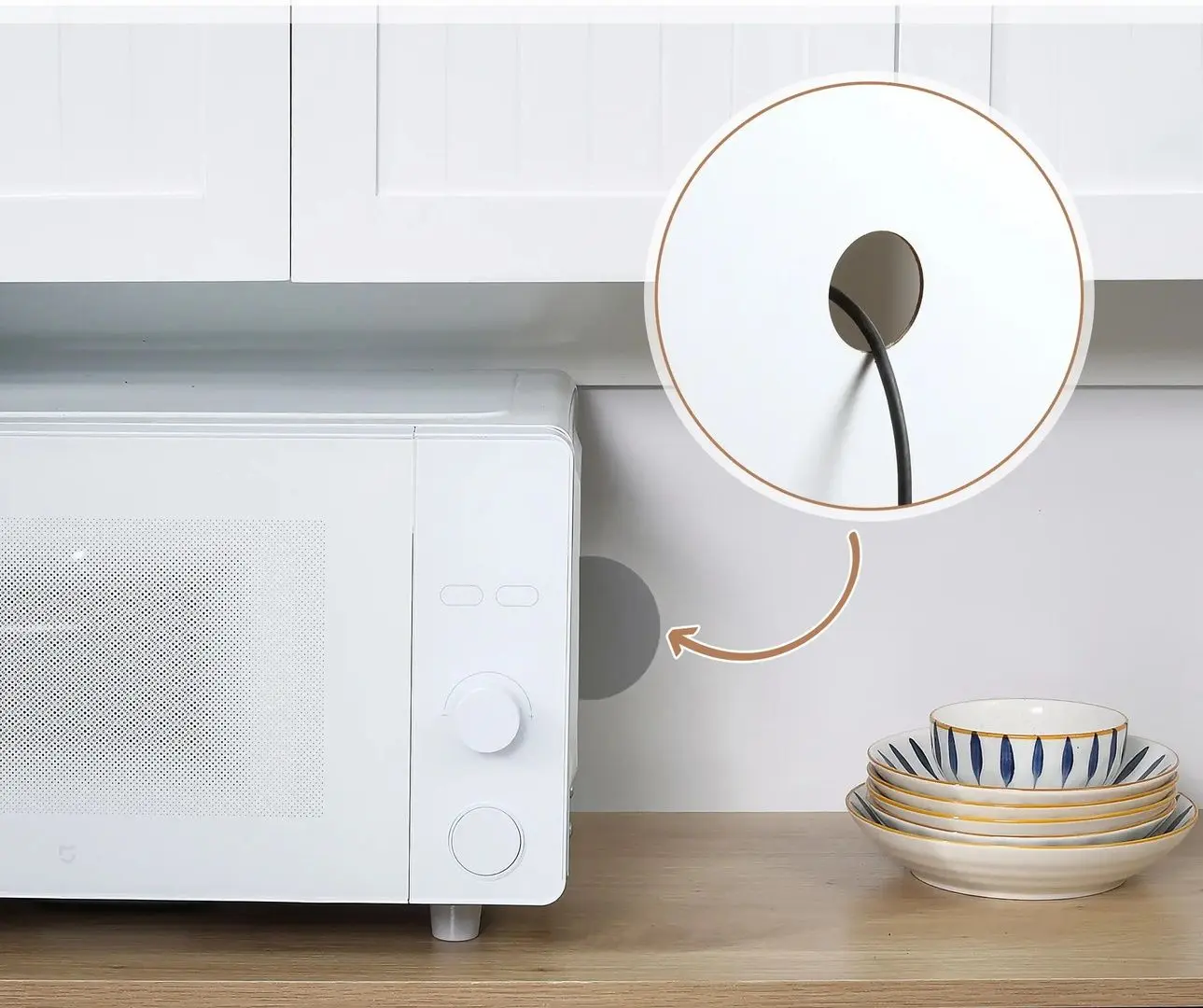 Буфет Homcom 835-112V83WT 39x101x180 cm (White/Oak)