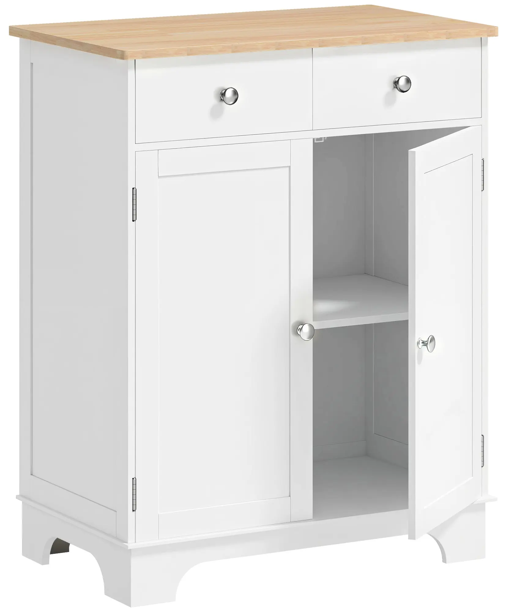 Буфет Homcom 835-144 (White/Natural) - 3