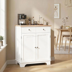 Буфет Homcom 835-144 (White/Natural)