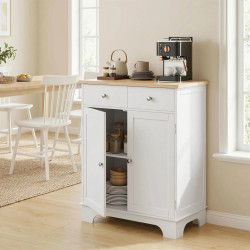 Буфет Homcom 835-144 (White/Natural) Thumb