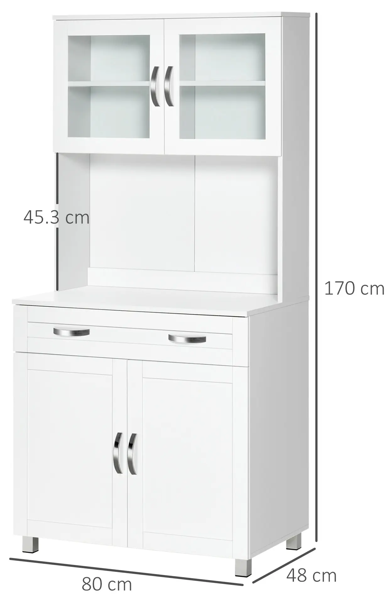 Буфет Homcom 835-239 (White) - 4
