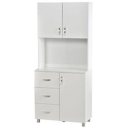 Буфет Homcom 835-243 80x39x183 cm (White) Thumb