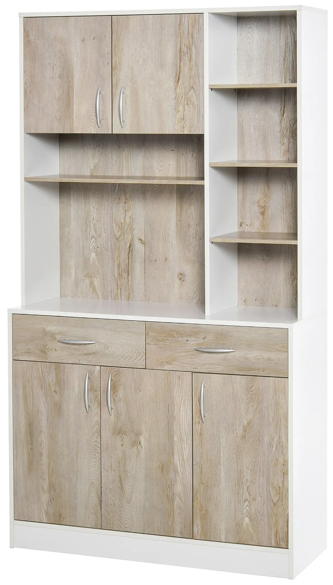 Буфет Homcom 835-260 (White/Natural) - 2