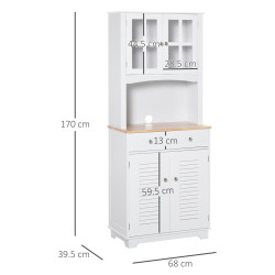 Буфет Homcom 835-276 (White) Thumb