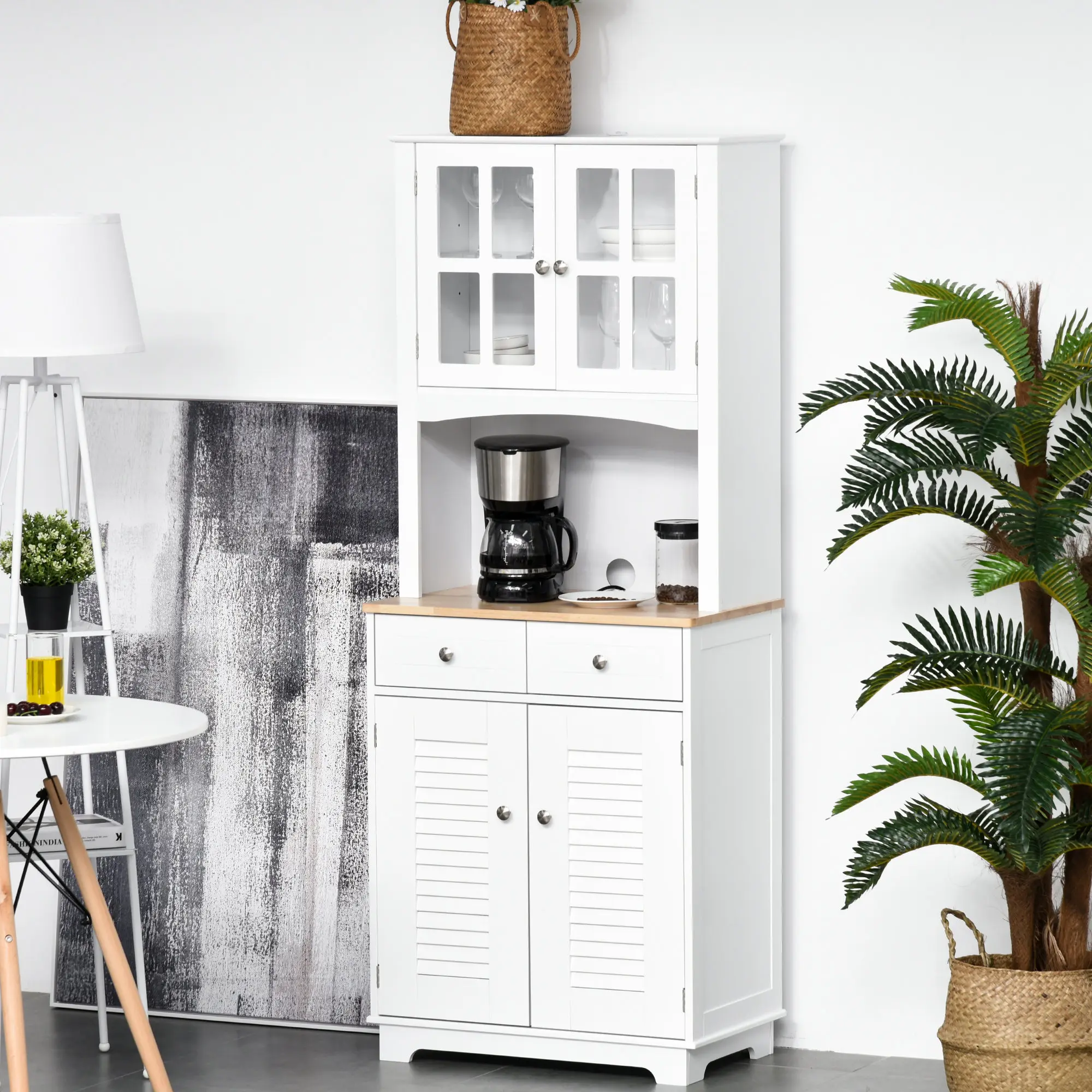 Буфет Homcom 835-276 (White) - 8
