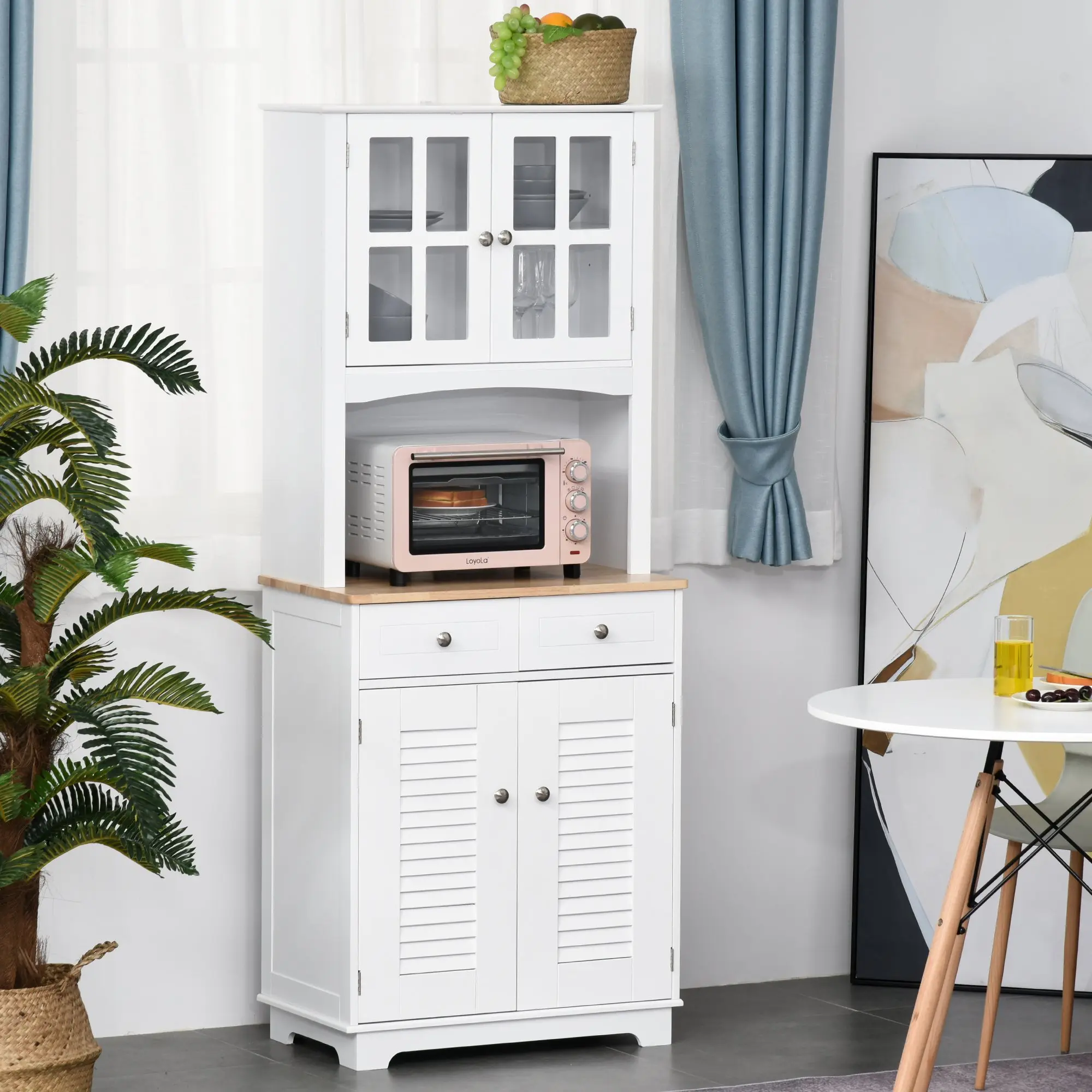 Буфет Homcom 835-276 (White) - 9