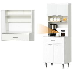 Буфет Homcom 835-344 60x40x160 cm (White) Thumb