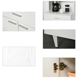 Буфет Homcom 835-344 60x40x160 cm (White) Thumb