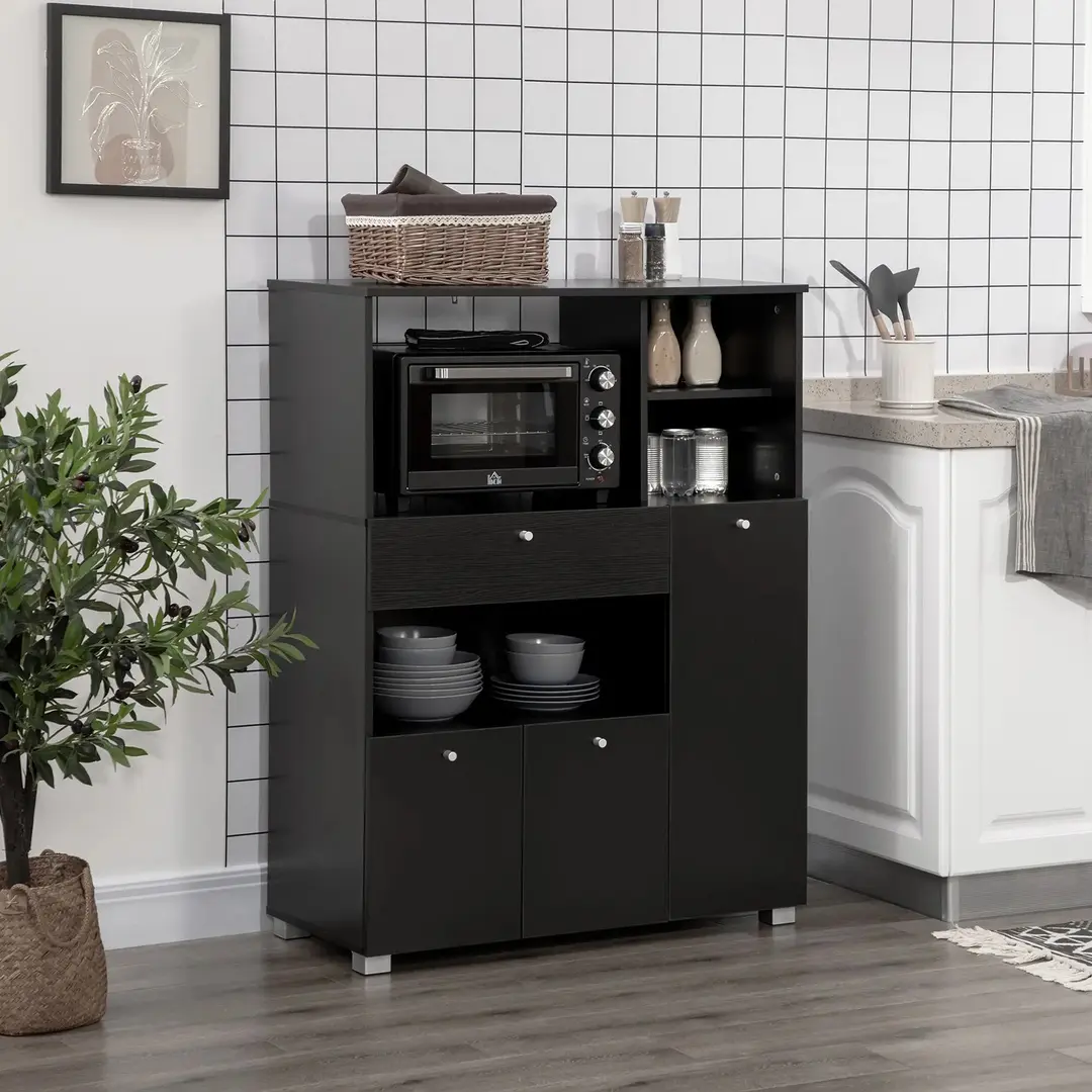 Буфет Homcom 835-398V00BK (Black)
