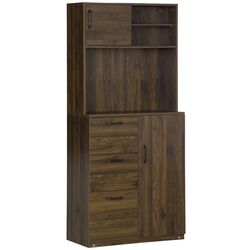 Bufet Homcom 835-413 (Walnut) Thumb