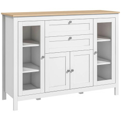 Буфет Homcom 835-433 (White/Oak) Thumb