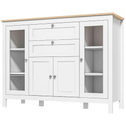 Буфет Homcom 835-433 (White/Oak) Thumb