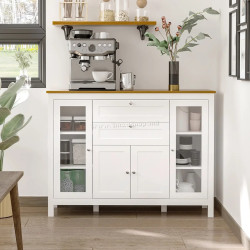 Буфет Homcom 835-433 (White/Oak)