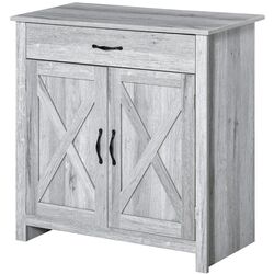 Bufet Homcom 835-468 80x80x39 cm (Grey) Thumb