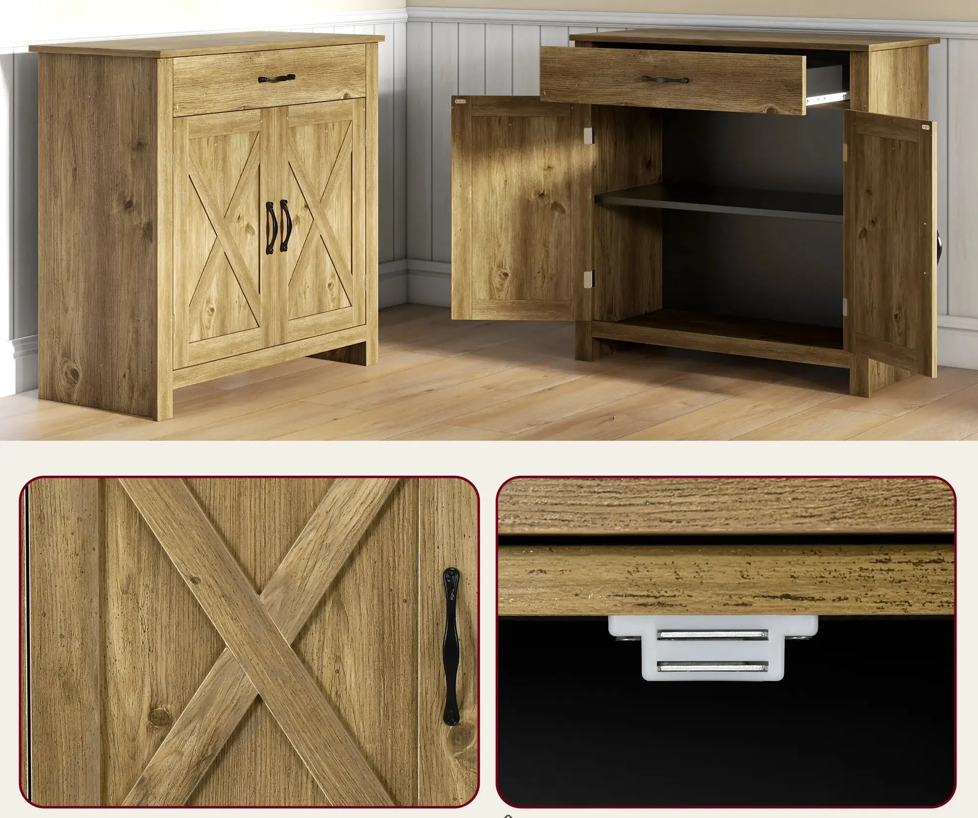Буфет Homcom 835-468V80ND (Natural) - 6