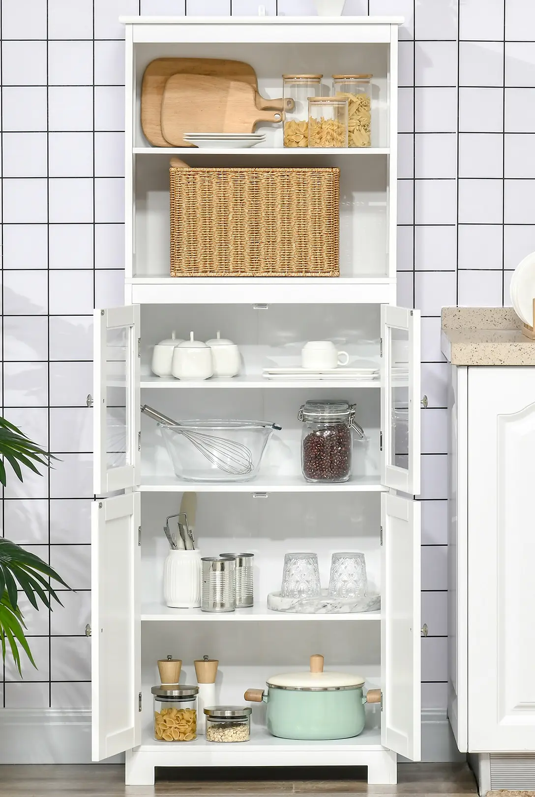 Буфет Homcom 835-513 (White) - 5