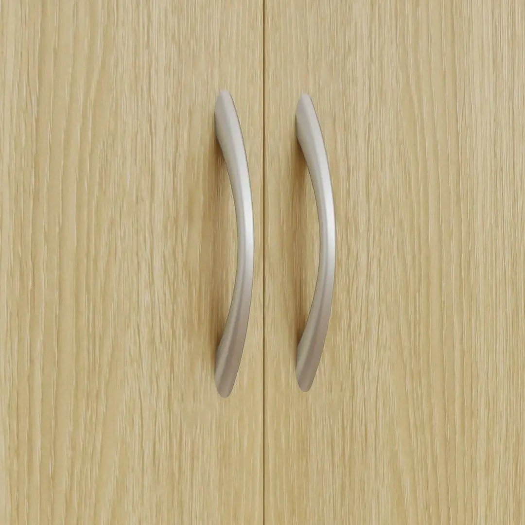 Буфет Homcom 835-538V80ND 80x40x180 cm (White/Natural Oak)