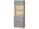 Bufet Homcom 835-619GY 60x38x168 cm (Grey/Natural Oak)