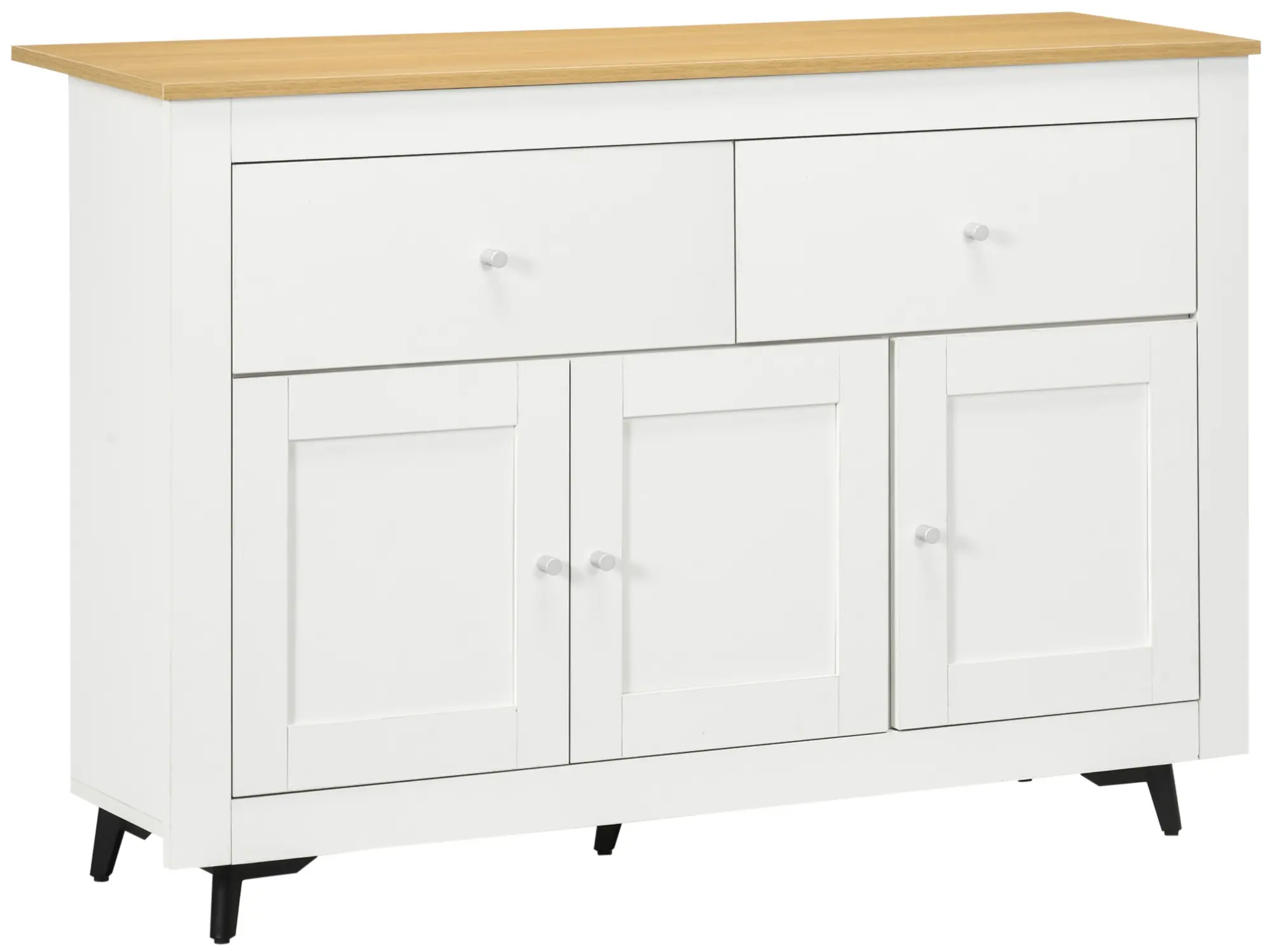 Буфет Homcom 835-902V00WT (White/Natural) - 3