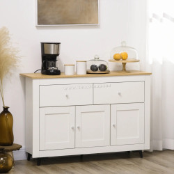 Буфет Homcom 835-902V00WT (White/Natural)
