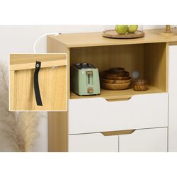 Буфет Homcom 835-905V00WT (White/Natural) Thumb