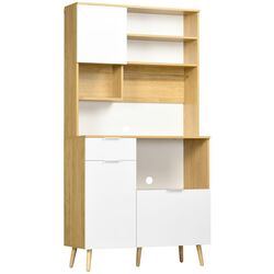 Bufet Homcom 835-986V00ND (White/Natural) Thumb