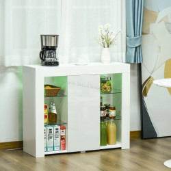 Буфет Homcom 838-146 (White Gloss)