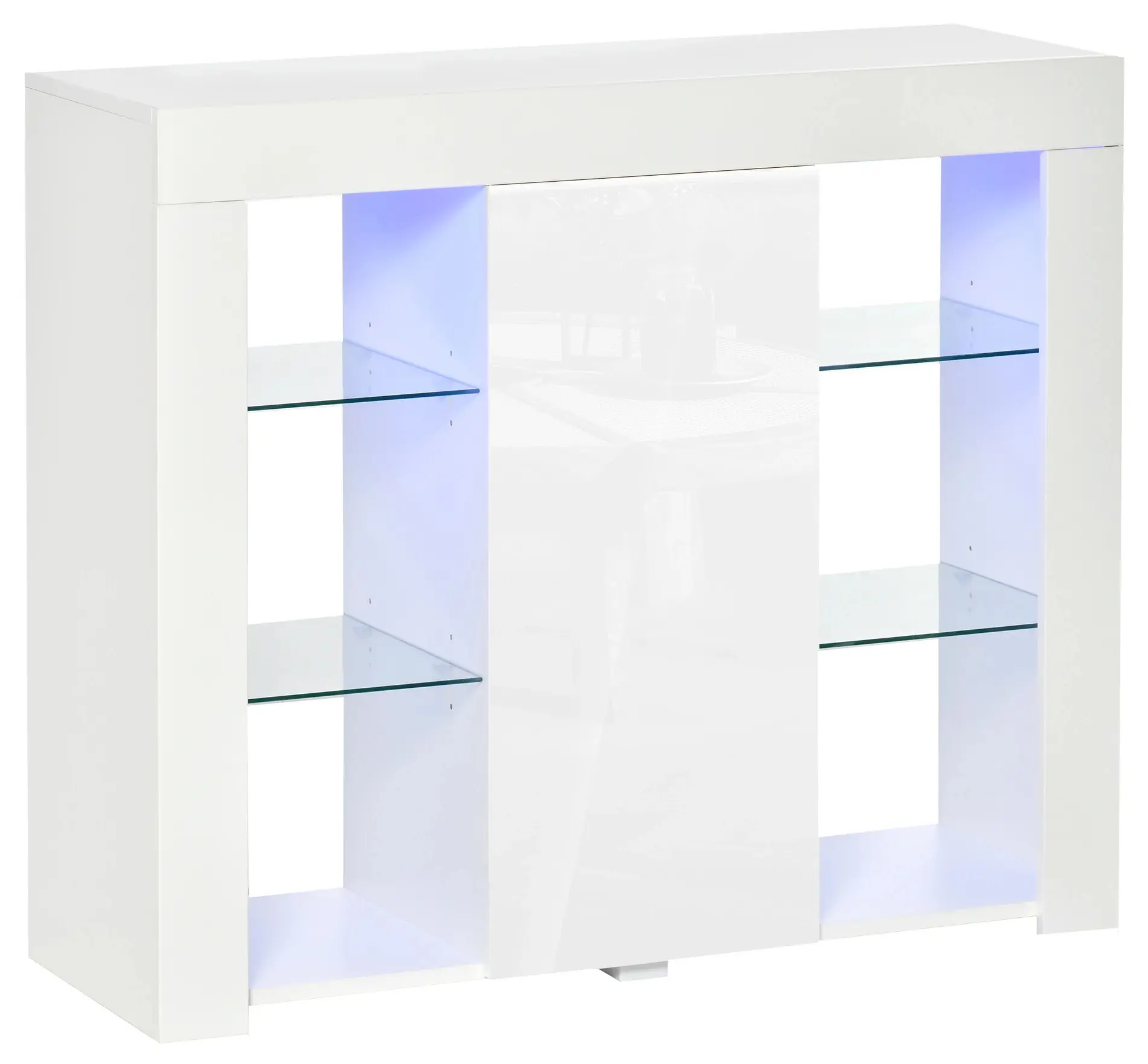 Буфет Homcom 838-146 (White Gloss) - 4