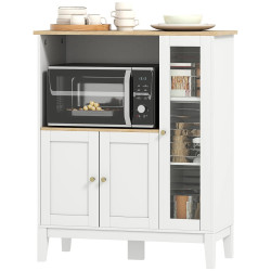 Буфет Homcom 83A-043V00WT (White/Natural) Thumb