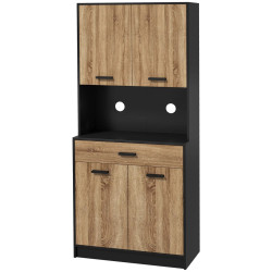 Буфет Homcom 83A-064V00ND (Natural/Black) Thumb