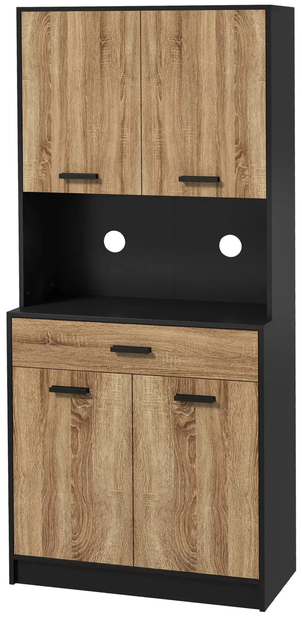 Буфет Homcom 83A-064V00ND (Natural/Black) - 2