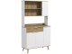 Bufet Homcom 83A-065V00WT 39x98x180 cm (White/Oak)