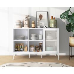 Буфет Homcom 83A-120V00WT 120x37x81 cm (White) Thumb