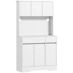 Bufet Homcom 83A-248V90WT (White) Thumb