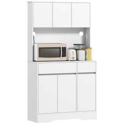 Bufet Homcom 83A-248V90WT (White) Thumb