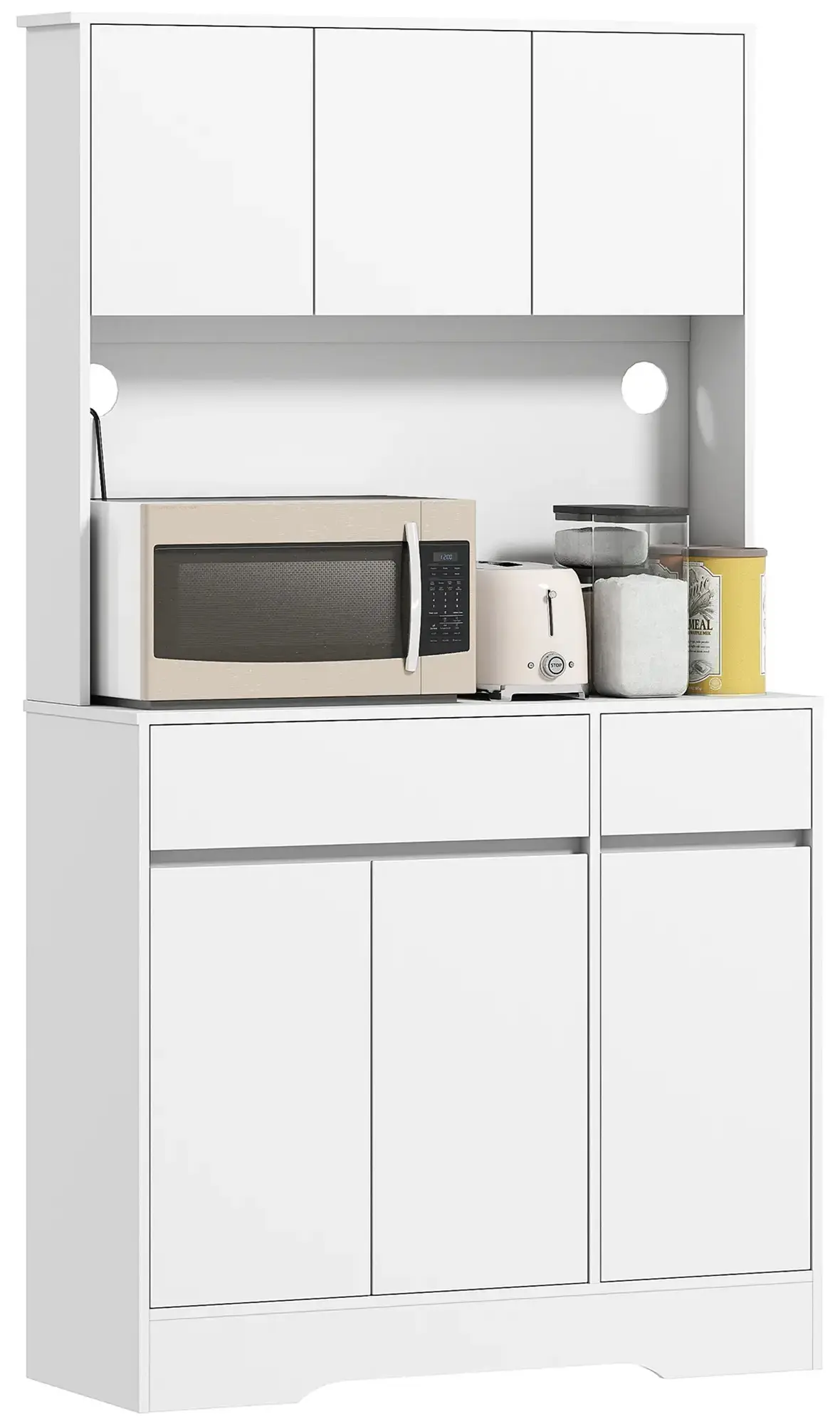 Bufet Homcom 83A-248V90WT (White) - 3