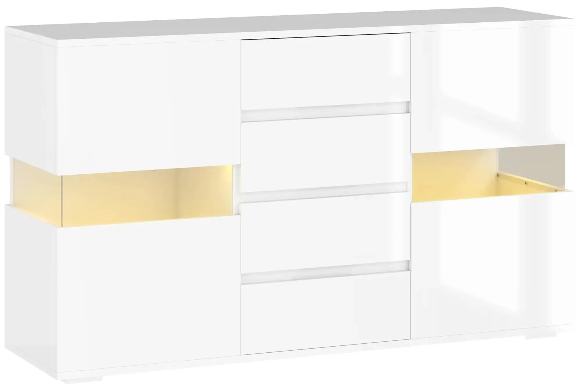 Буфет Homcom 83B-176V90WT (White Gloss) - 2